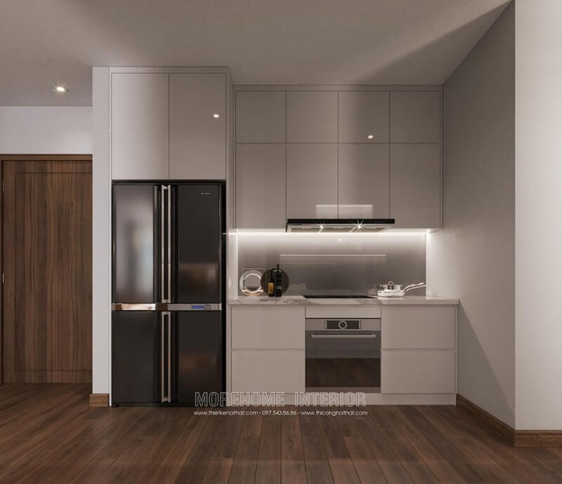 Sang trọng và tiện nghi với mẫu tủ bếp chung cư đẹp Thiết kế tủ bếp chung cư