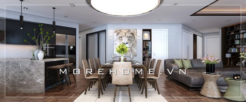 Gợi ý 21 mẫu thiết kế bàn ăn đẹp, tiện nghi cho gia đình